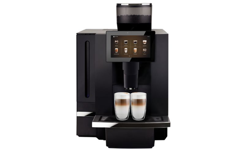 Máy pha cà phê siêu tự động là phiên bản nâng cấp của máy pha cà phê tự động