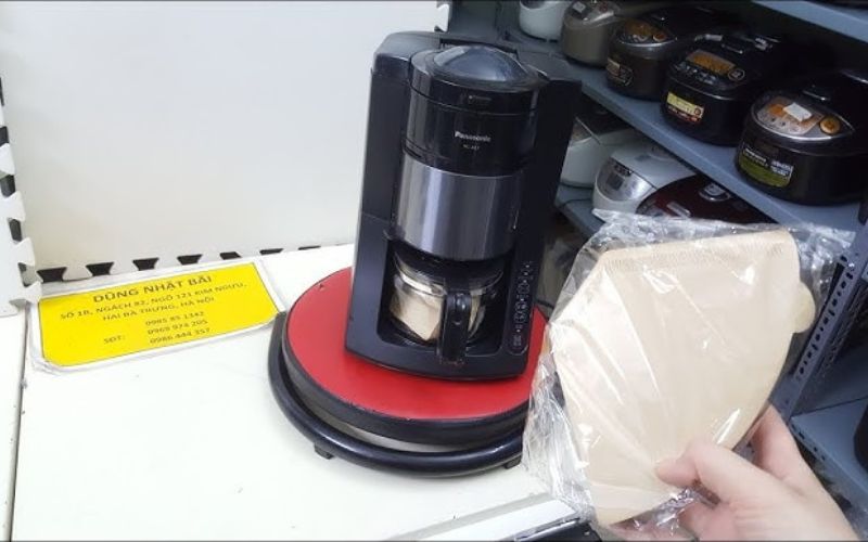 Cách sử dụng máy pha cà phê giấy lọc