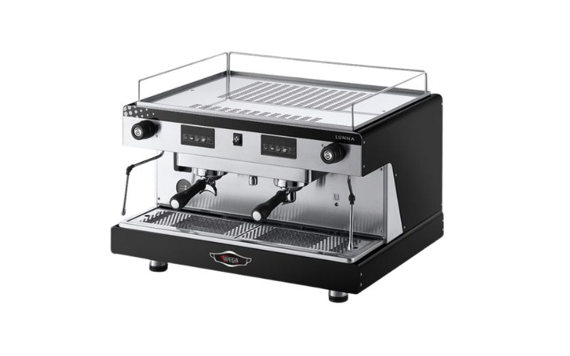 Máy pha cà phê Wega Lunna 2 Group sở hữu thiết kế hiện đại, khung thép không gỉ bền bỉ