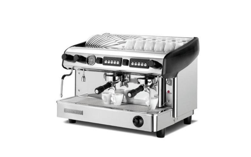 Máy pha cà phê Expobar Megacream 2 Group thiết kế nhỏ gọn, phù hợp với mô hình xe đẩy hoặc quầy cafe take away