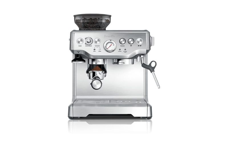 Máy pha cà phê Breville 870 cài đặt chế độ pha tự động 1 cup - 2 cup với 2 nút bấm được lập trình sẵn